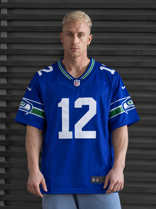 Seattle Seahawks - 12th Fan - Royal Blue front view