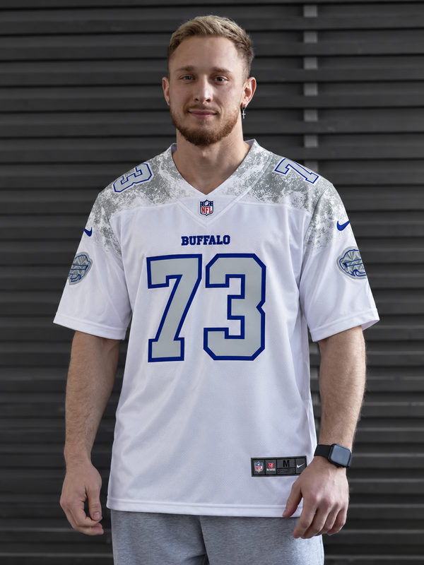 Buffalo Bills - Dion Dawkins - Rivalries Collection - White front view