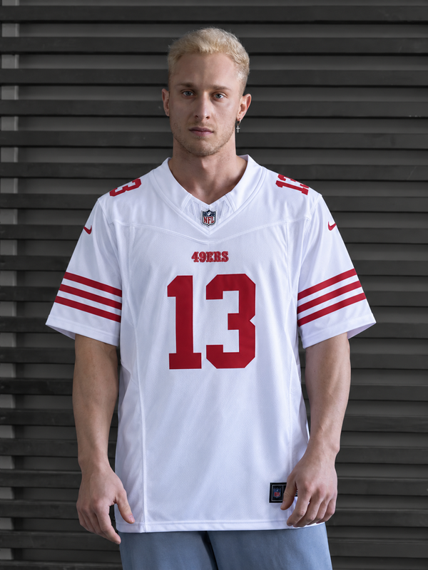 San Francisco 49ers - Brock Purdy - White front view