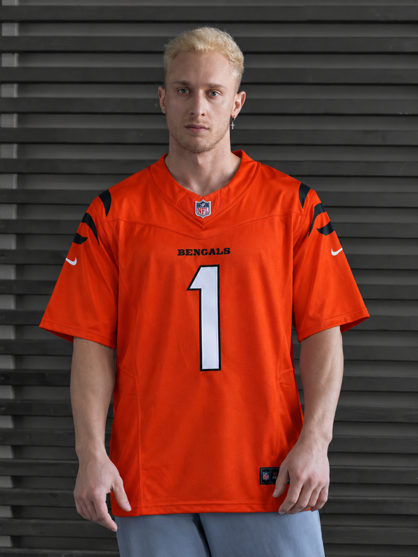 Cincinnati Bengals - Ja'Marr Chase - Orange front view