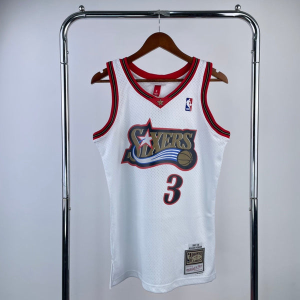 Allen Iverson Philadelphia 76ers White