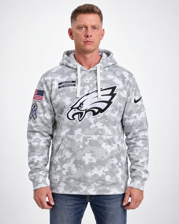 Philadelphia Eagles - Salute To Service Hoodie - Arctic Camo
