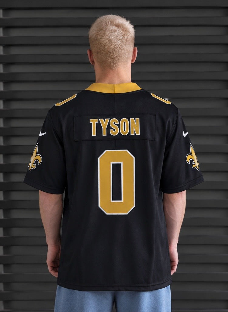 New Orleans Saints - Jordyn Tyson - Black back view