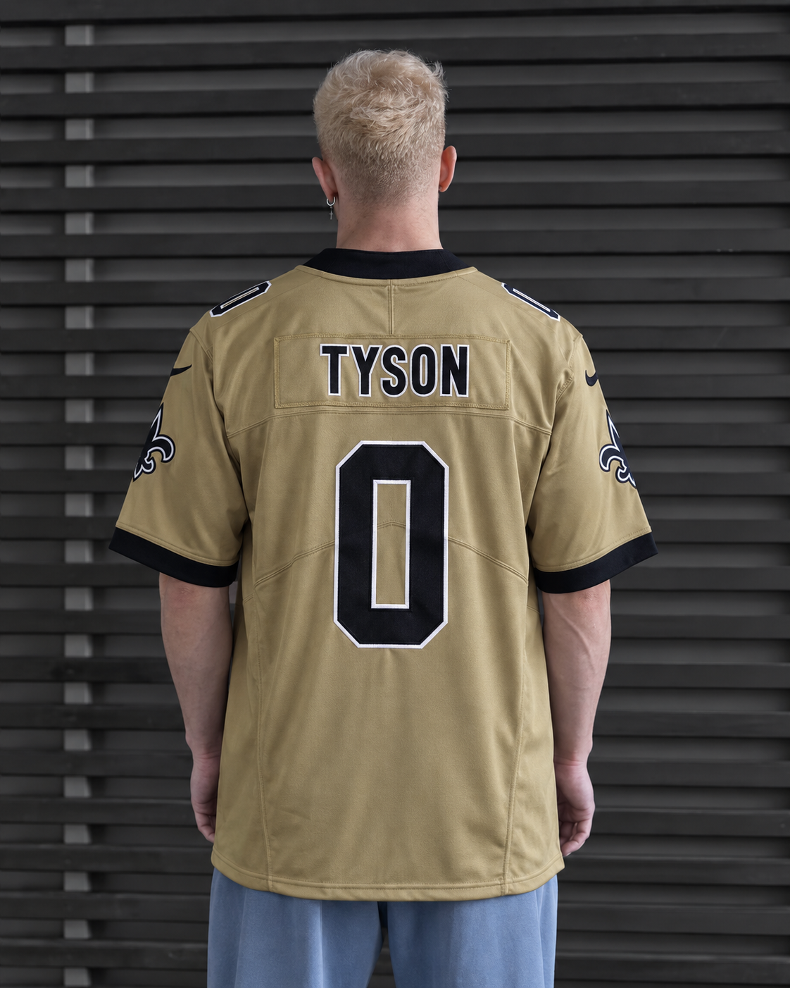 New Orleans Saints - Jordyn Tyson - Gold back view