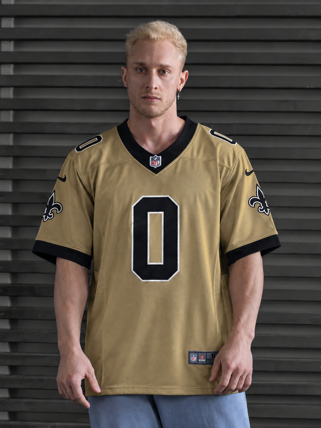 New Orleans Saints - Jordyn Tyson - Gold front view