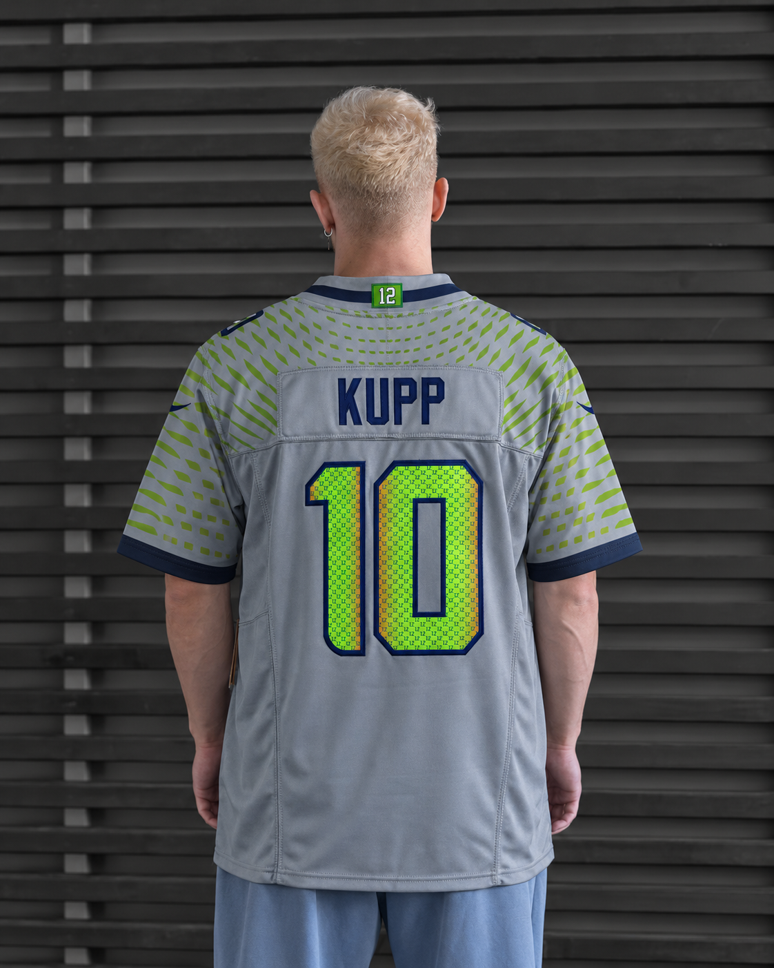 Seattle Seahawks - Cooper Kupp - Rivalries Collection - Grey back view