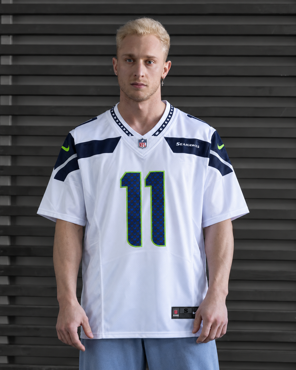 Seattle Seahawks - Jaxon Smith-Njigba - White front view
