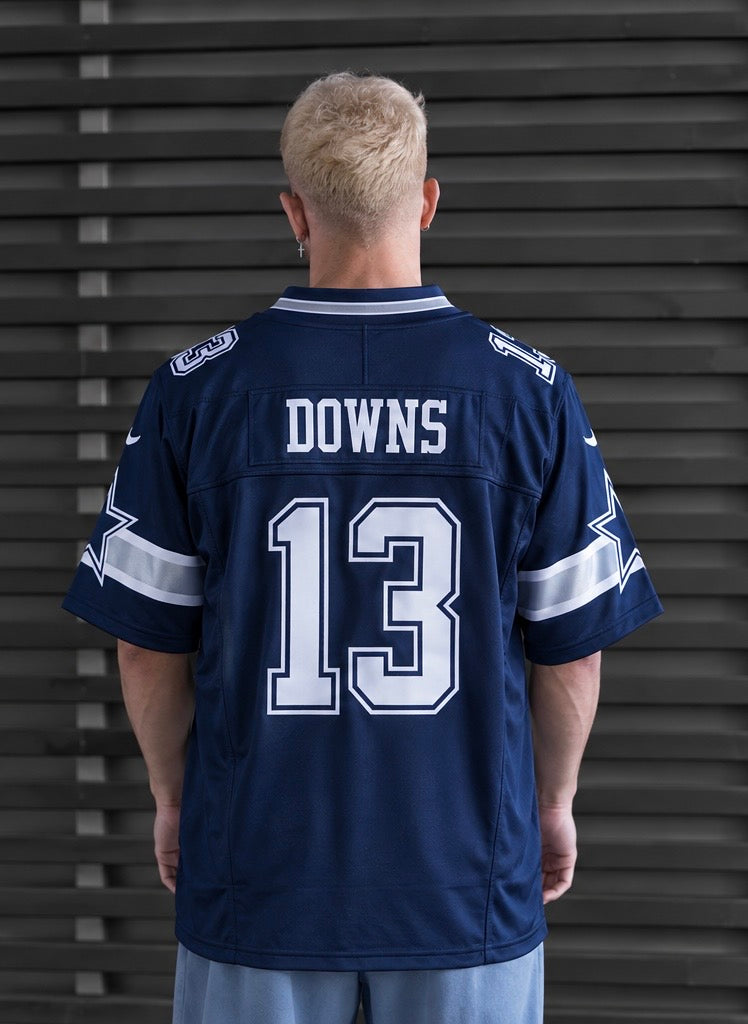Dallas Cowboys - Caleb Downs - Navy Blue back view