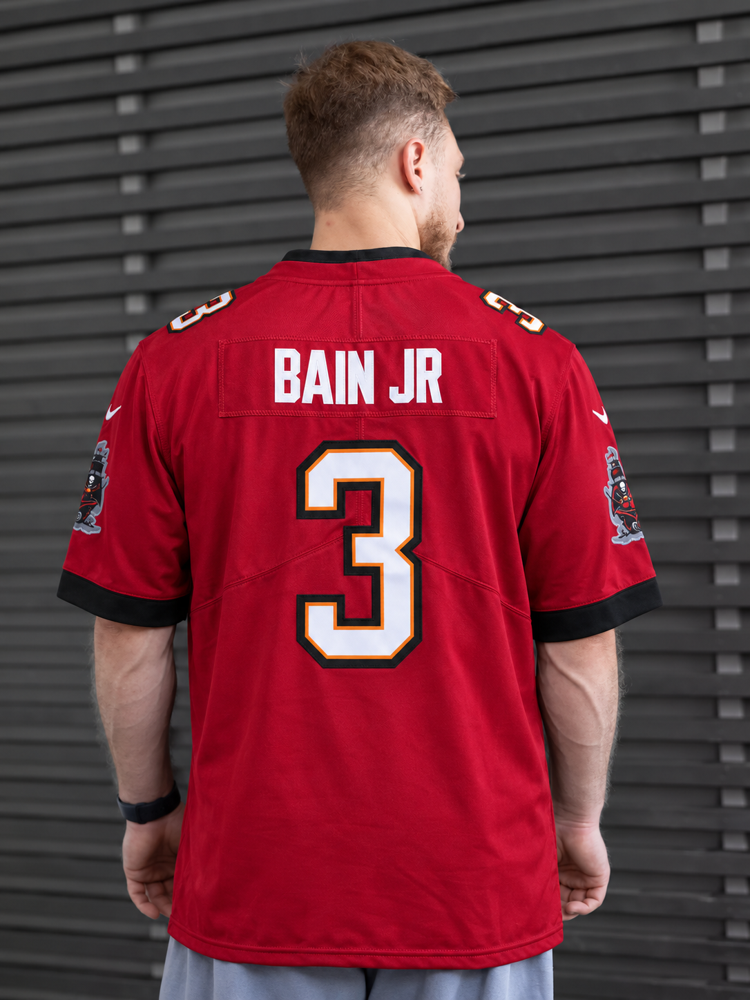 Tampa Bay Buccaneers - Rueben Bain Jr. - Red back view