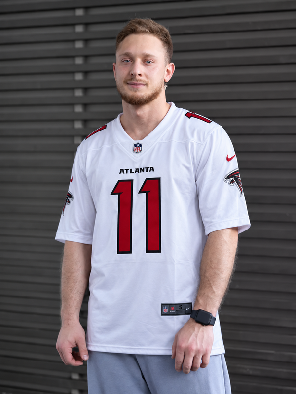 Atlanta Falcons - Jalon Walker - White front view