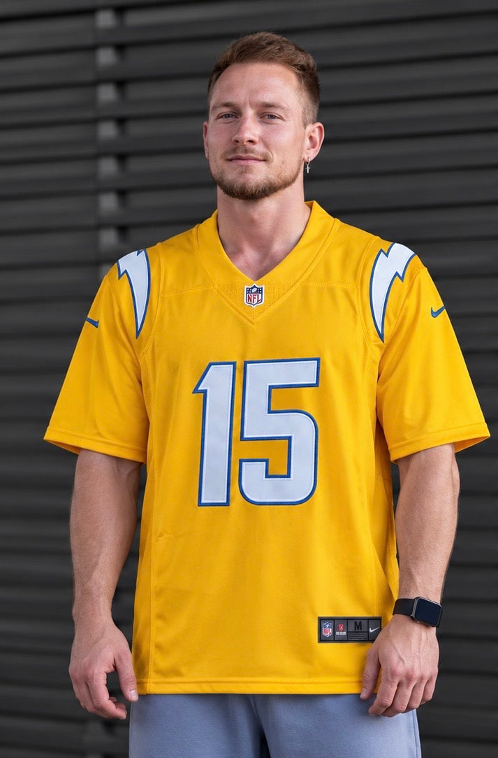 Los Angeles Chargers - Ladd McConkey - Yellow front view