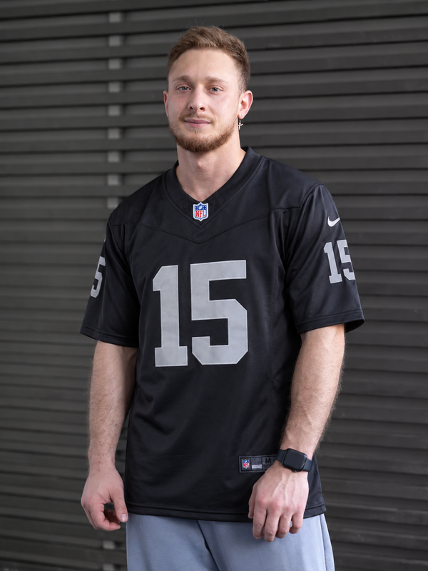 Las Vegas Raiders - Fernando Mendoza - Black front view