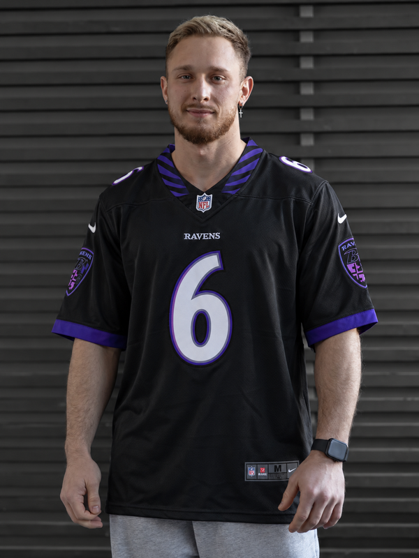 Baltimore Ravens - Ja'Kobi Lane - Black front view