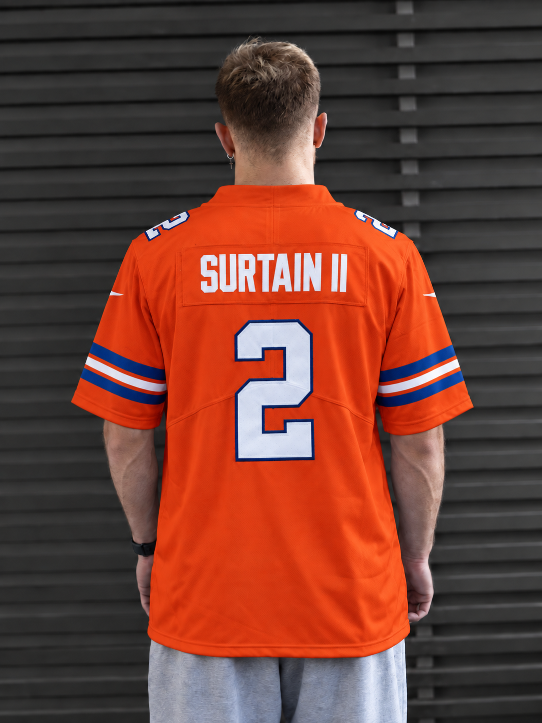 Denver Broncos - Patrick Surtain II - Orange back view