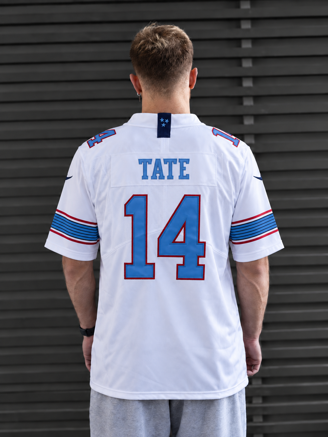 Tennessee Titans - Carnell Tate - White back view
