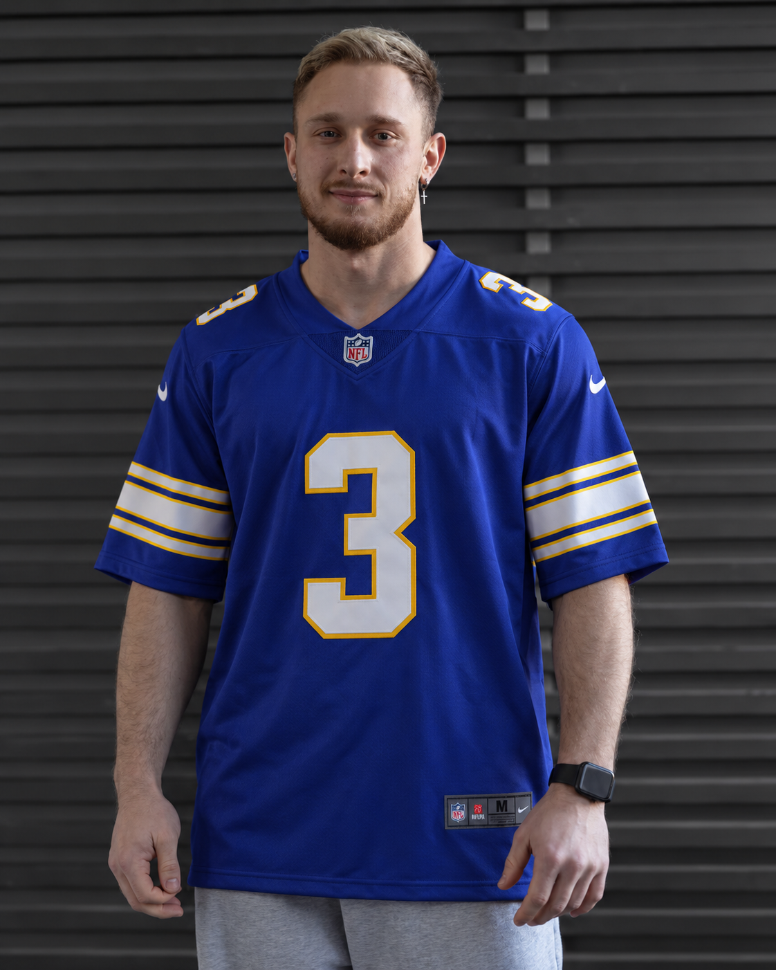 Minnesota Vikings - Jordan Addison - Royal Blue front view