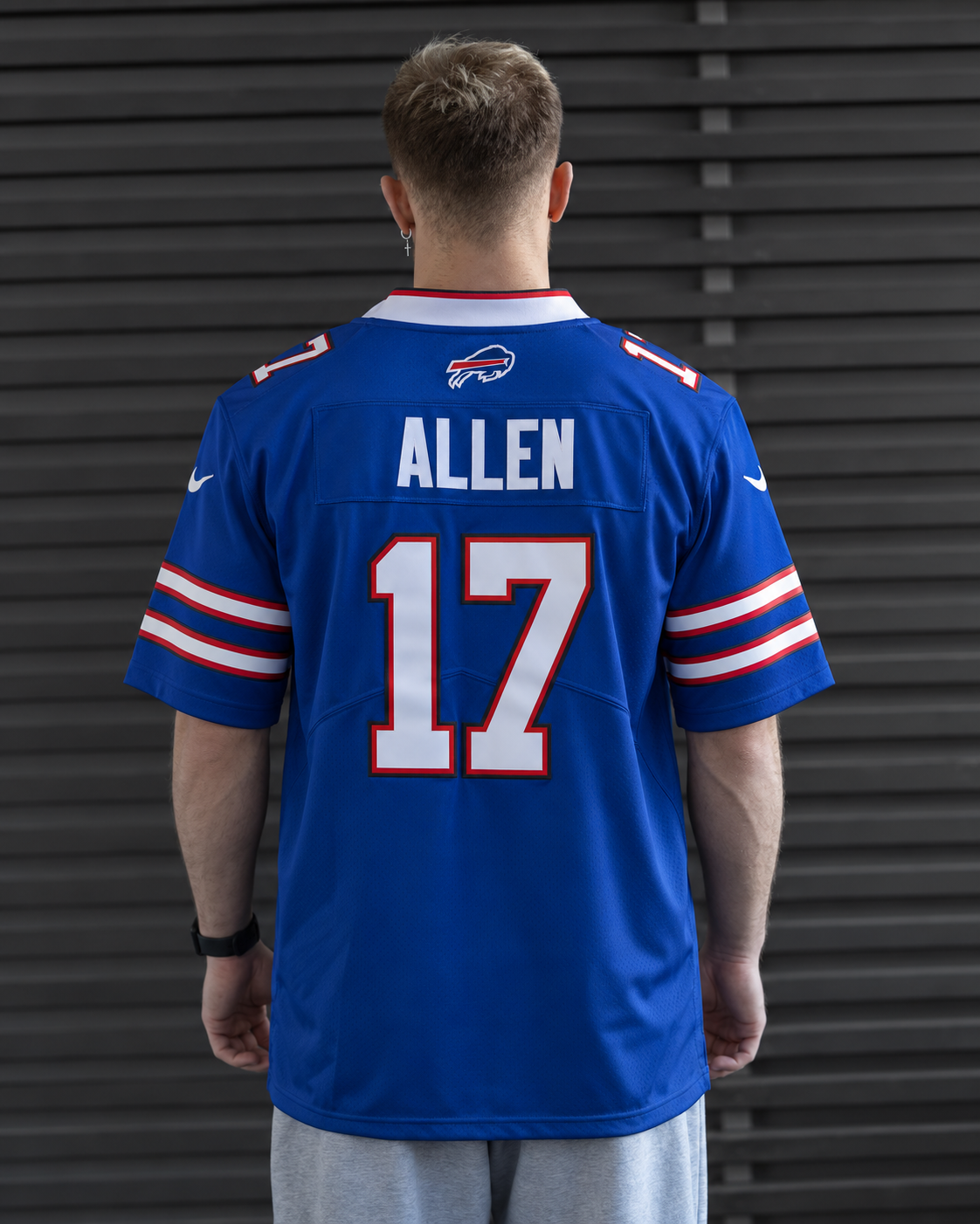 Buffalo Bills - Josh Allen - Royal Blue back view
