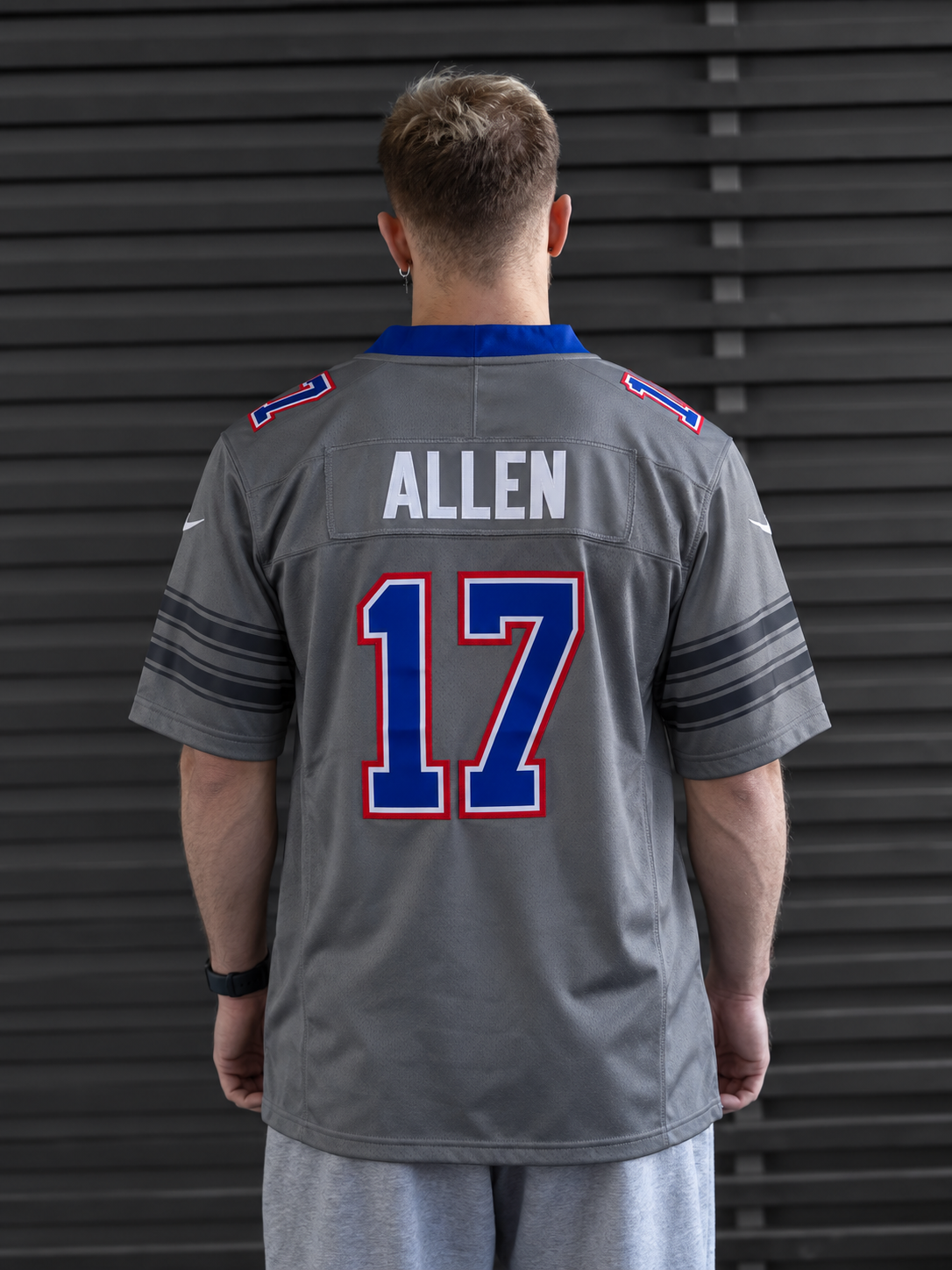 Buffalo Bills - Josh Allen - Grey back view