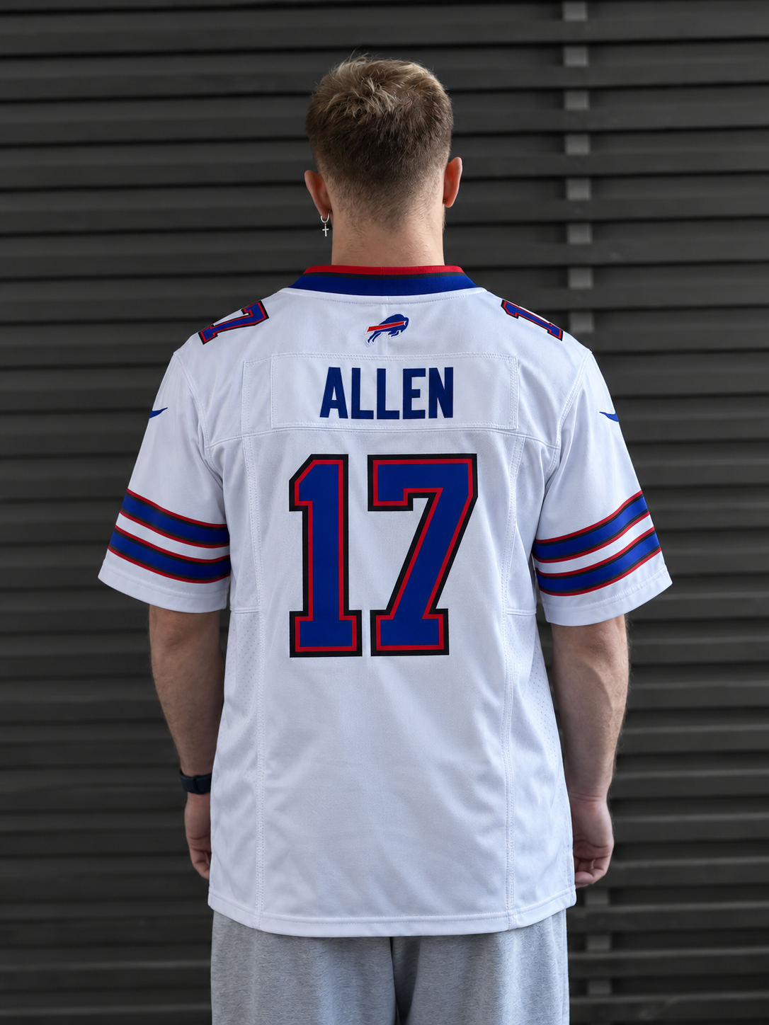 Buffalo Bills - Josh Allen - White back view