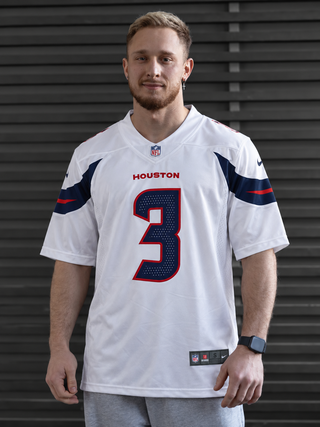 Houston Texans - Tank Dell - White front view