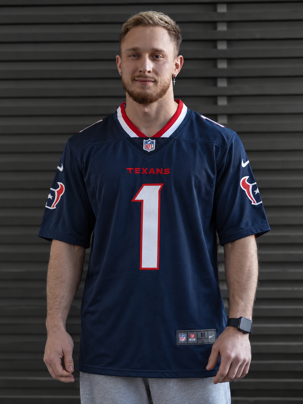 Houston Texans - Stefon Diggs - Navy front view