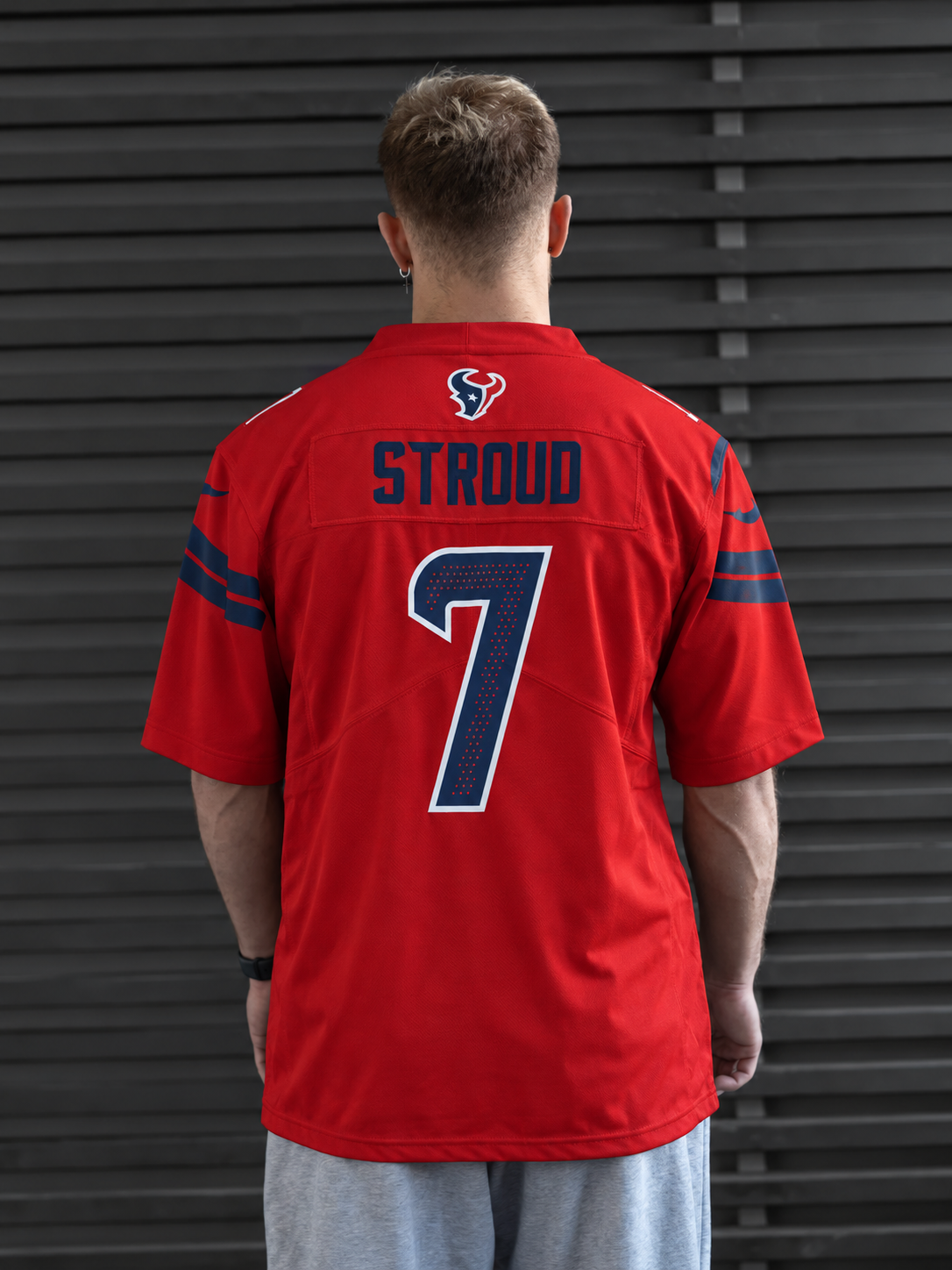 Houston Texans - C.J. Stroud - Red back view