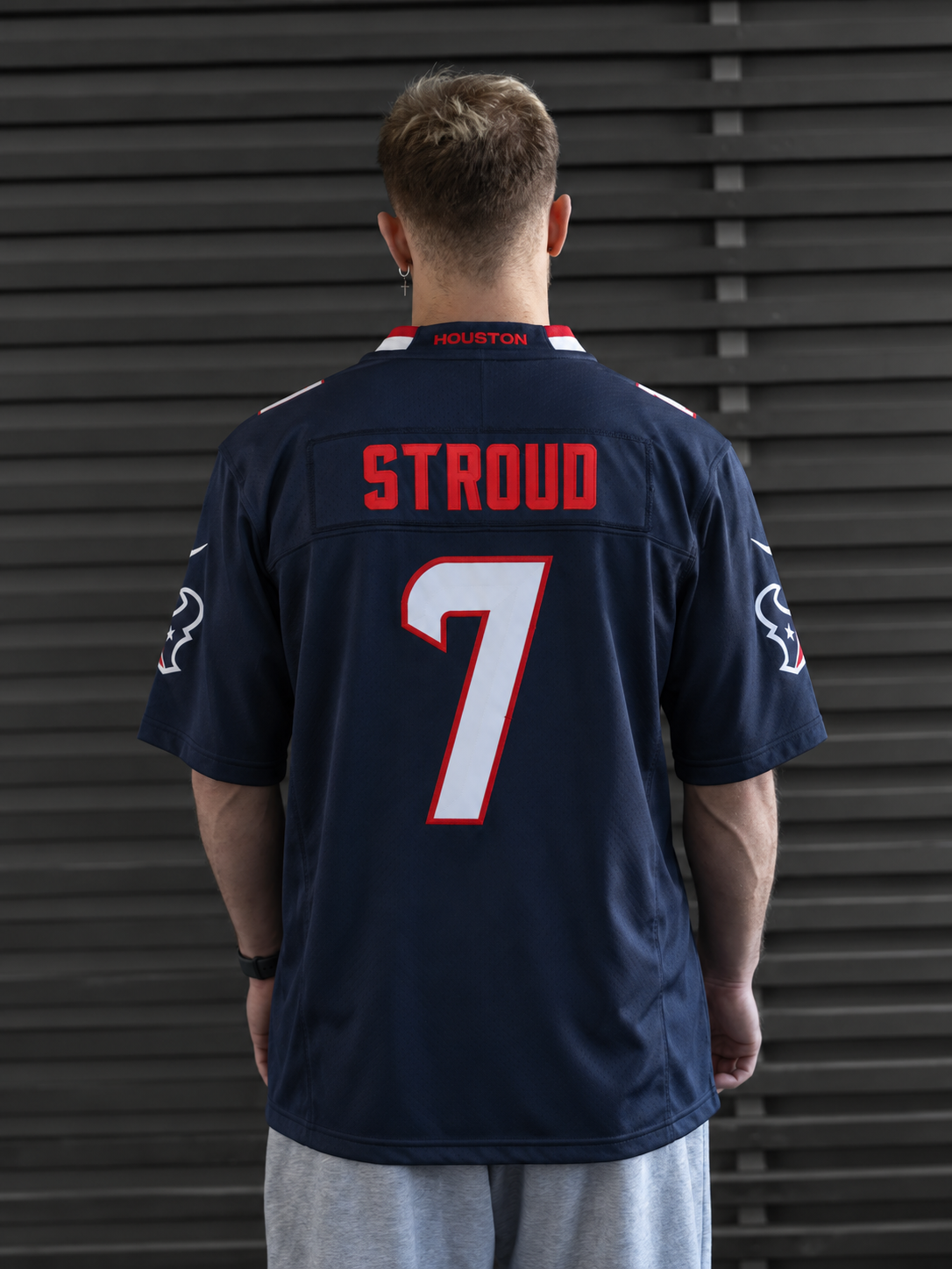 Houston Texans - C.J. Stroud - Navy back view