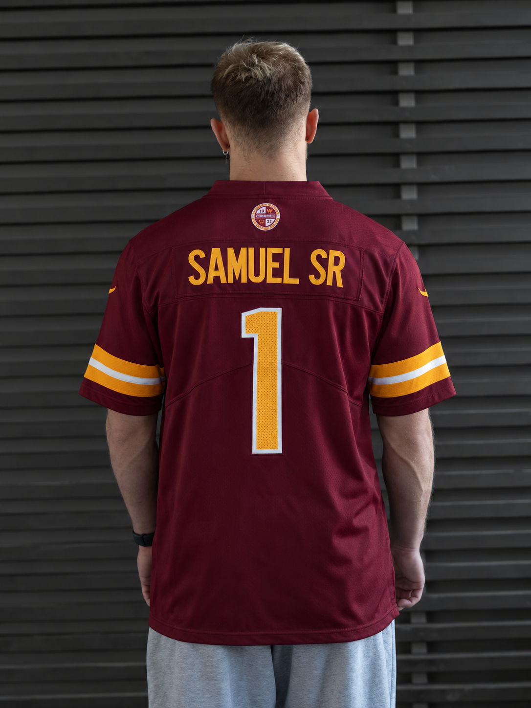 Washington Commanders - Deebo Samuel Sr. - Burgundy back view