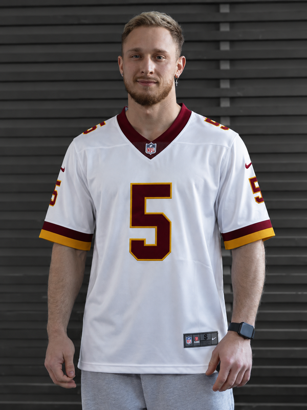 Washington Commanders - Jayden Daniels - White front view