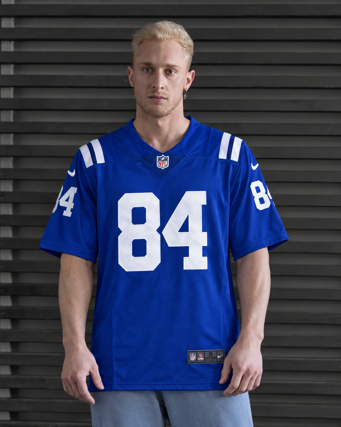 Indianapolis Colts - Tyler Warren - Blue front view