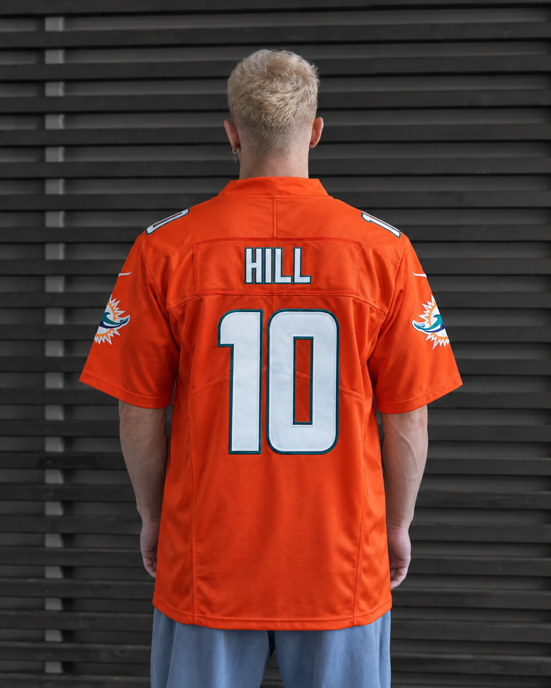 Miami Dolphins - Tyreek Hill - Orange back view