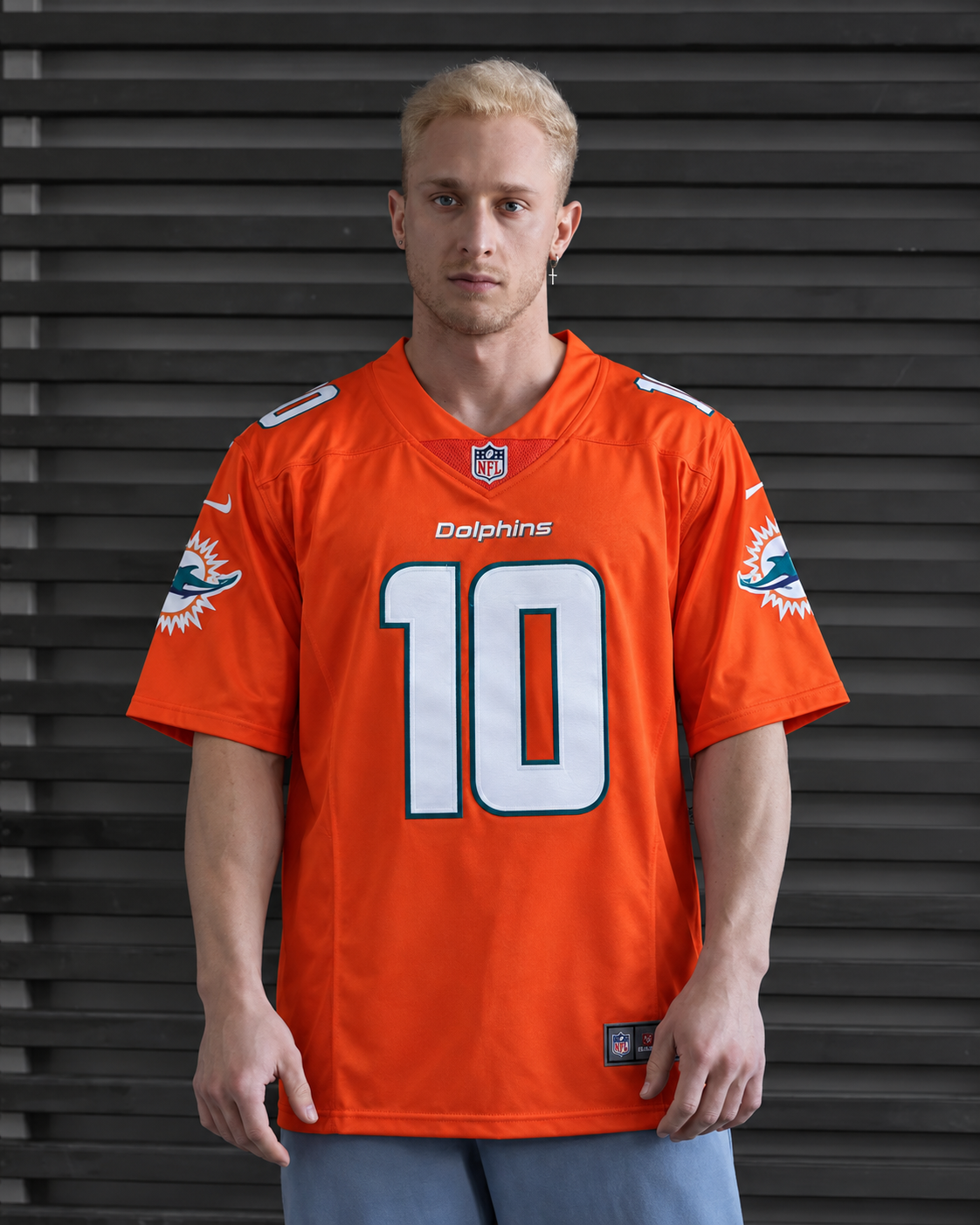 Miami Dolphins - Tyreek Hill - Orange front view