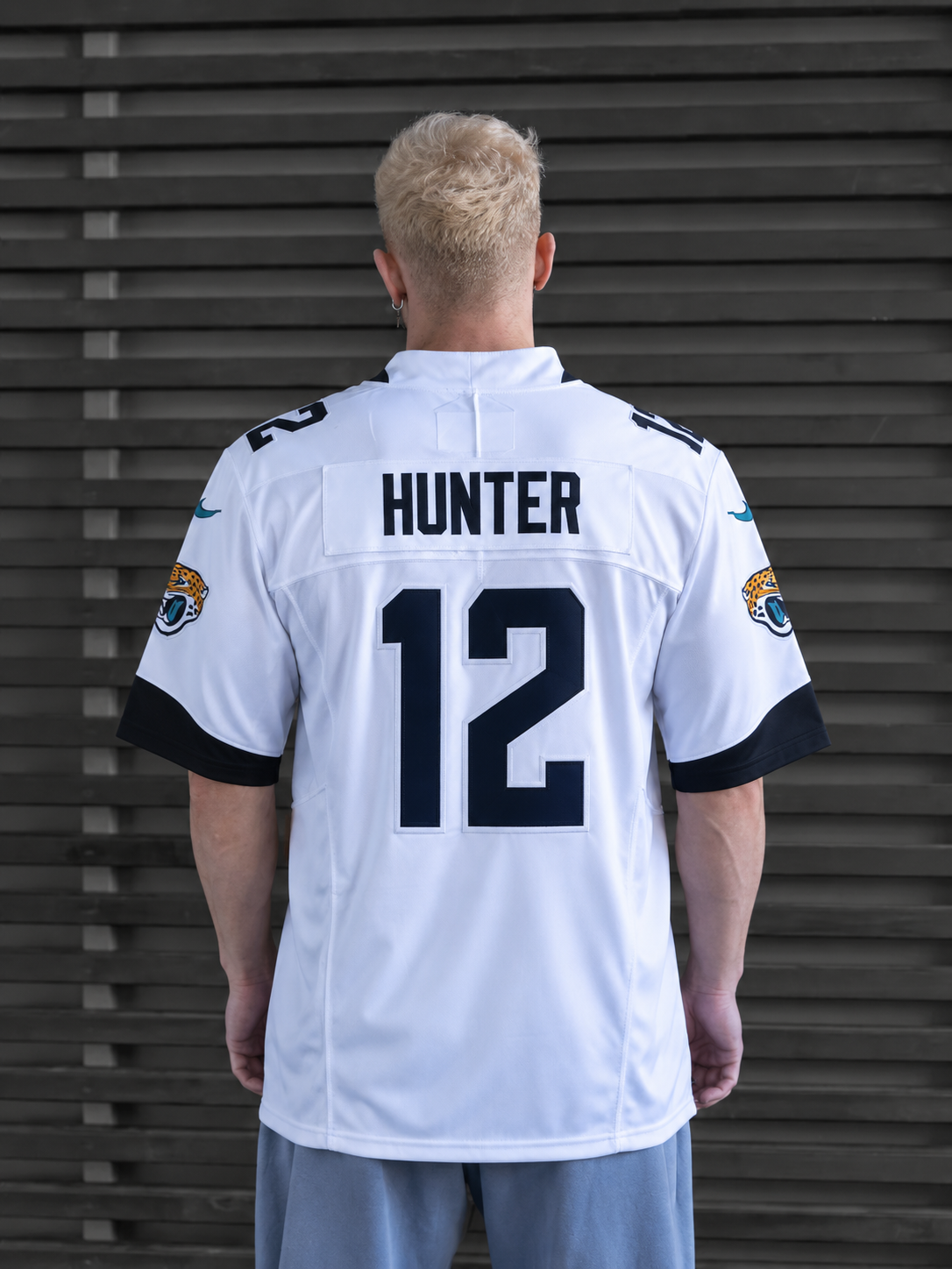 Jacksonville Jaguars - Travis Hunter - White back view