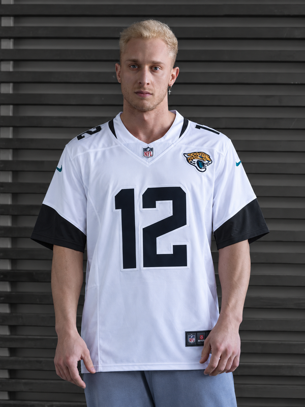 Jacksonville Jaguars - Travis Hunter - White front view