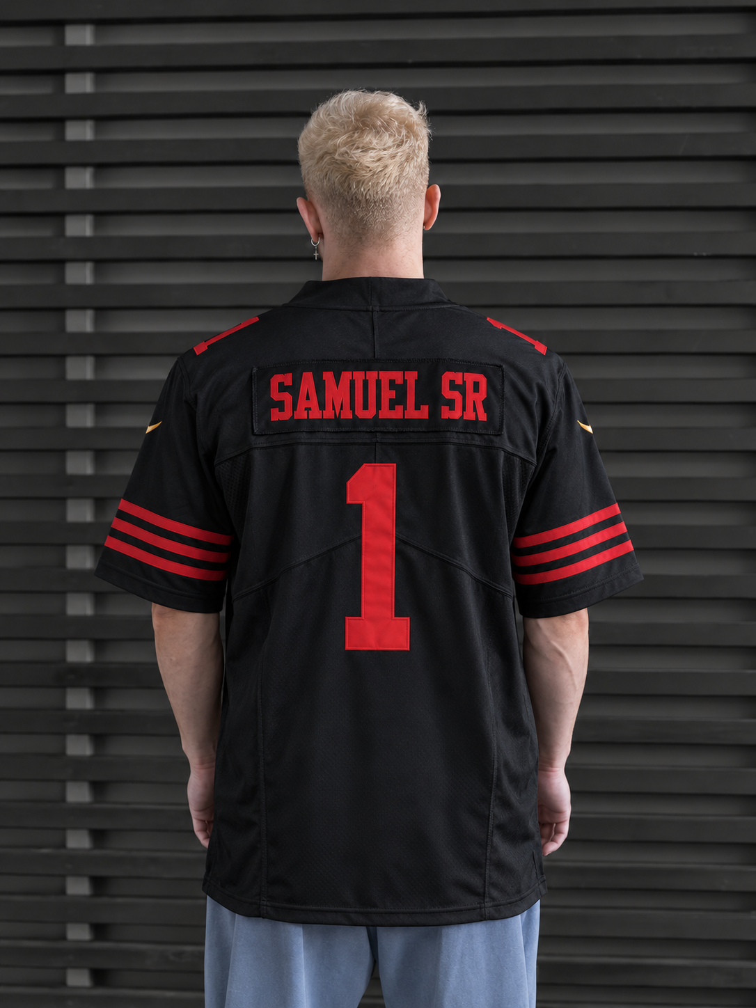 San Francisco 49ers - Deebo Samuel Sr. - Black back view