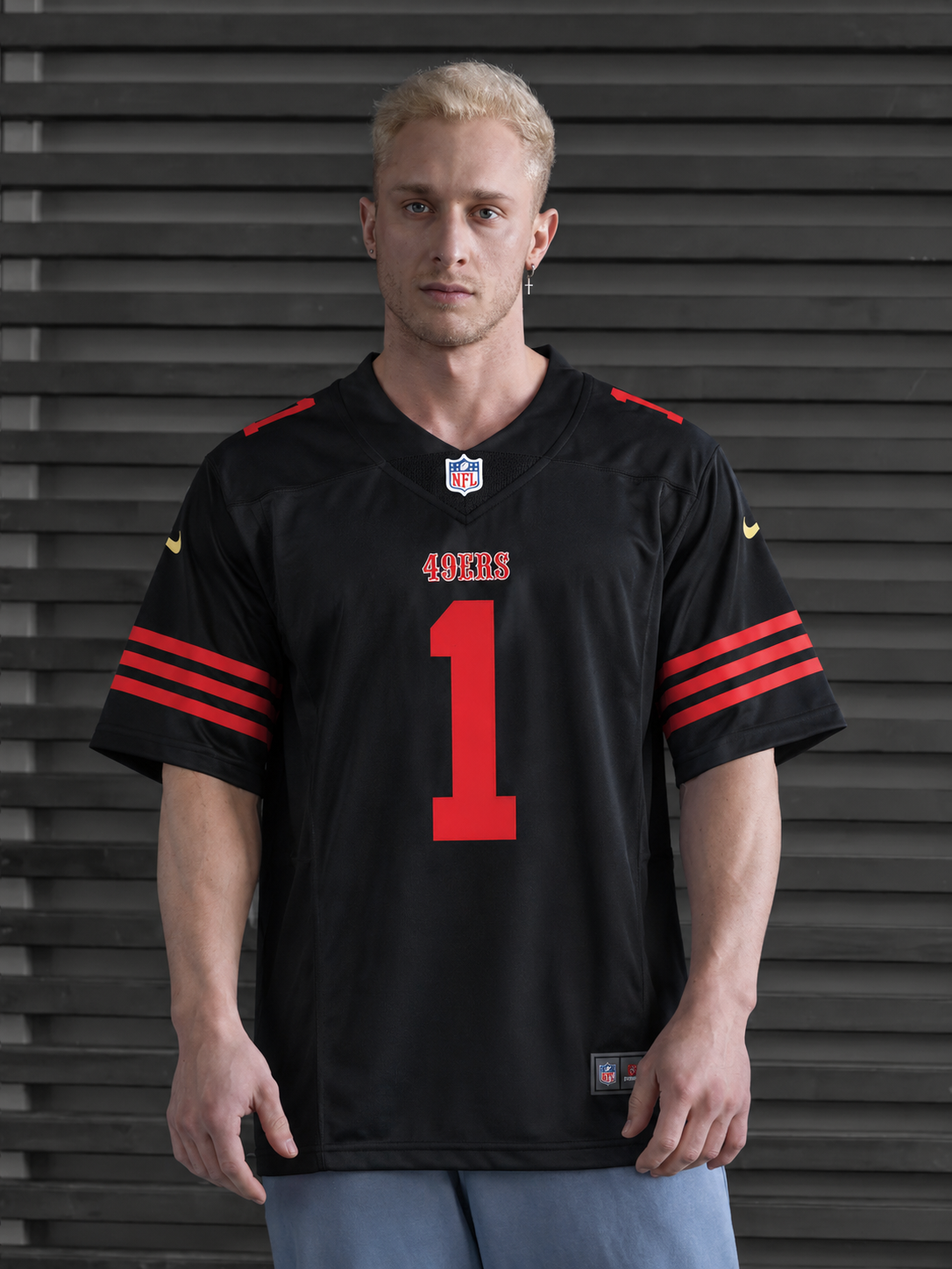 San Francisco 49ers - Deebo Samuel Sr. - Black front view