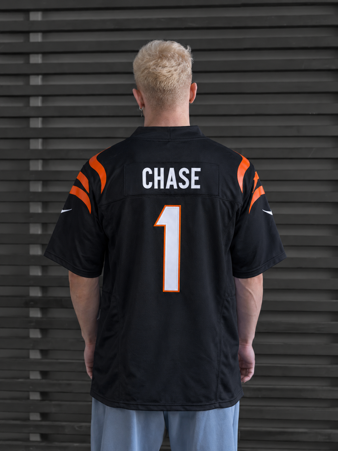 Cincinnati Bengals - Ja'Marr Chase - Black back view