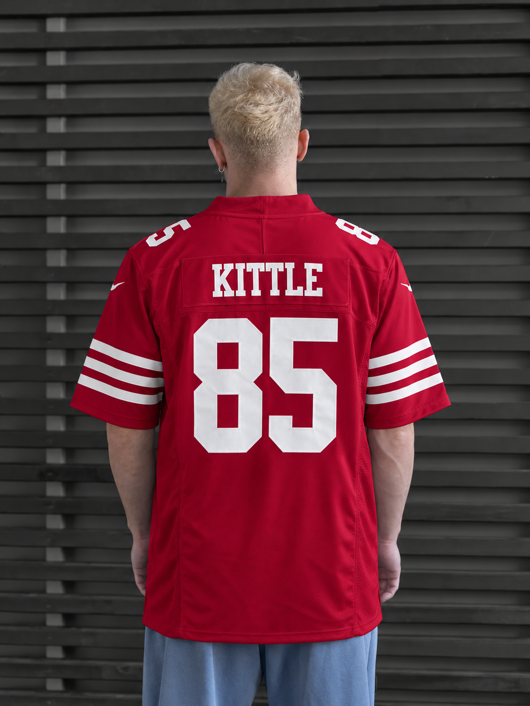 San Francisco 49ers - George Kittle - Red back view