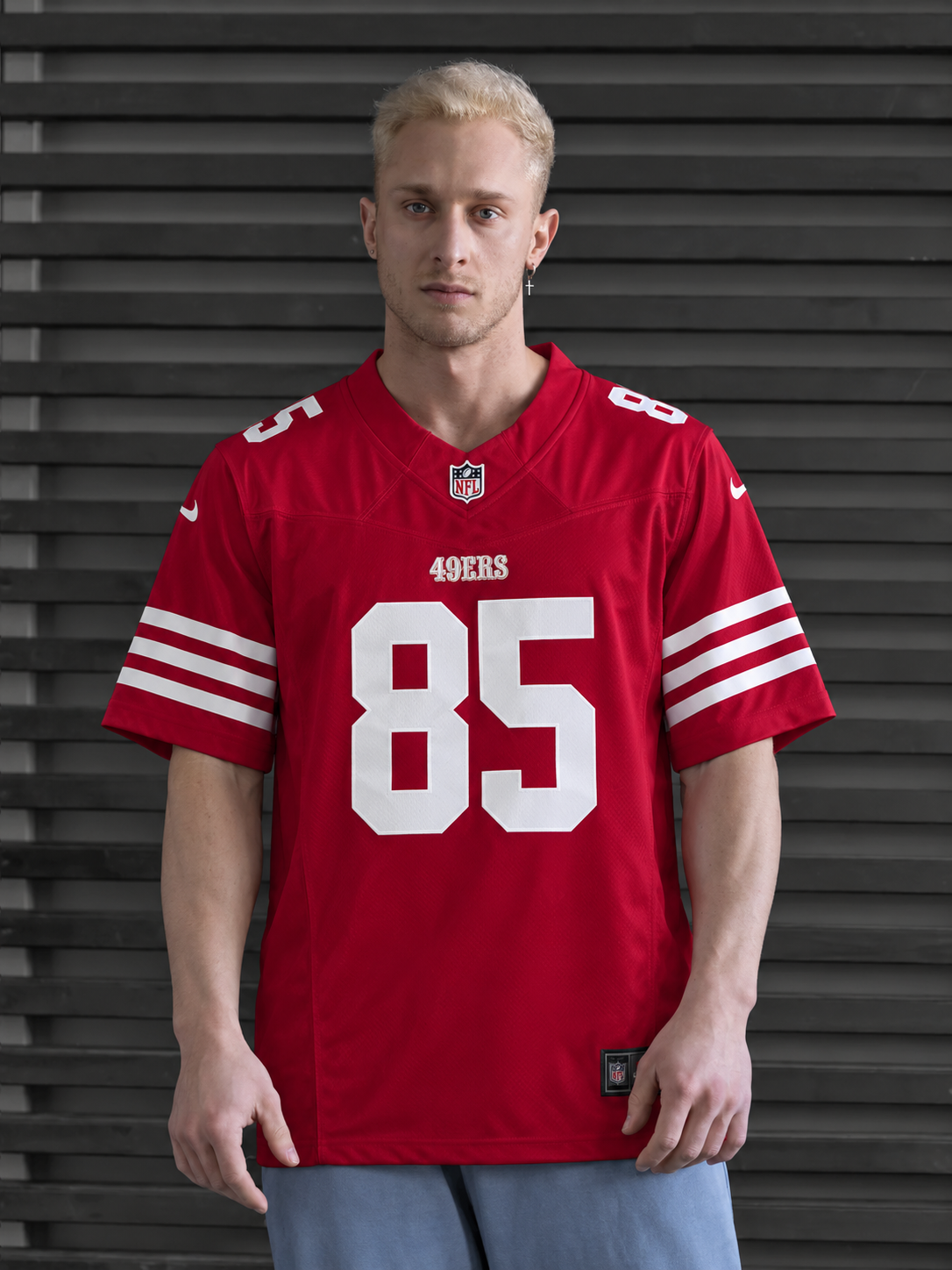 San Francisco 49ers - George Kittle - Red front view