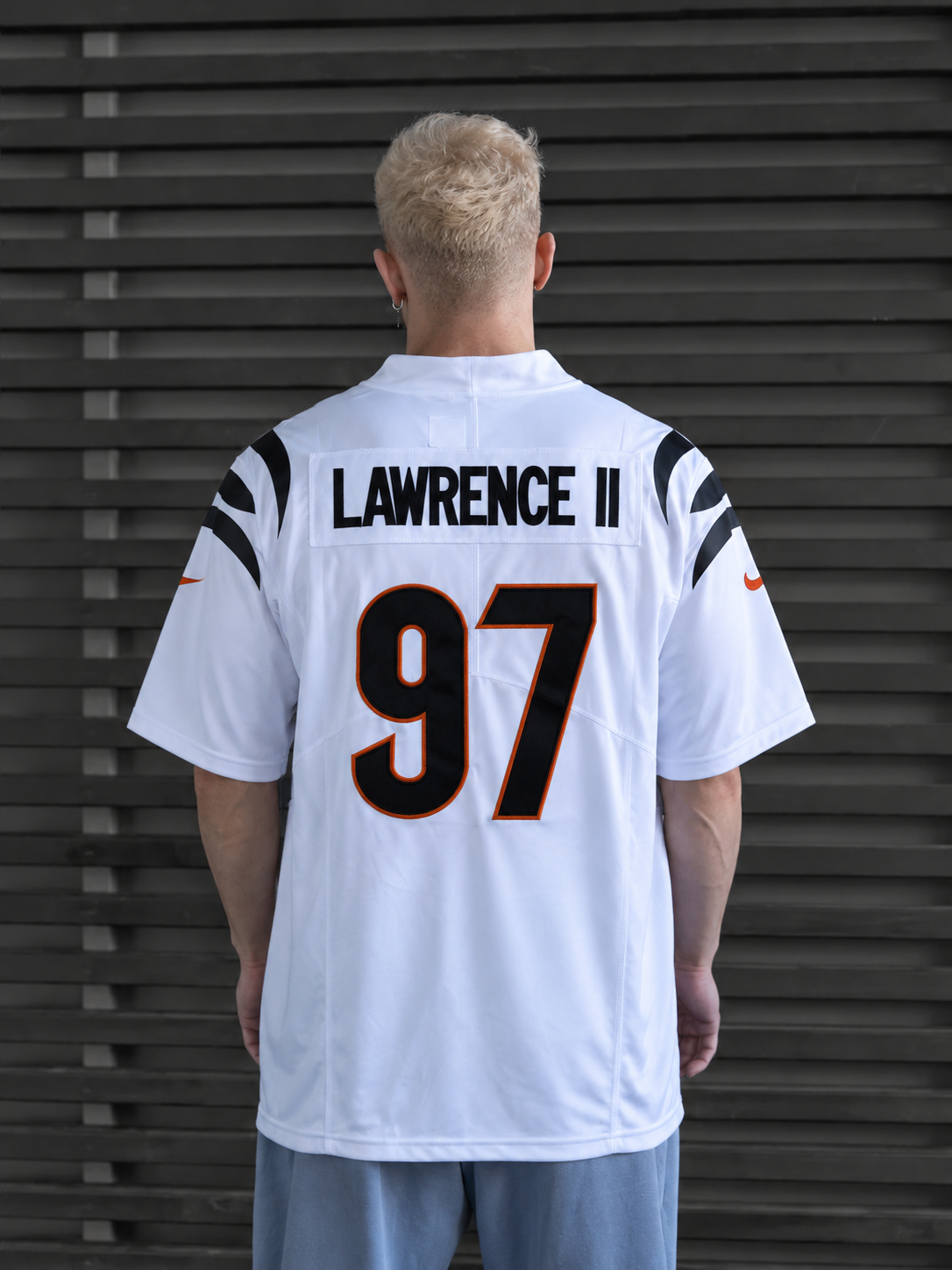 Cincinnati Bengals - Dexter Lawrence II - White back view