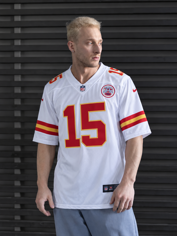 Kansas City Chiefs - Patrick Mahomes - White front view