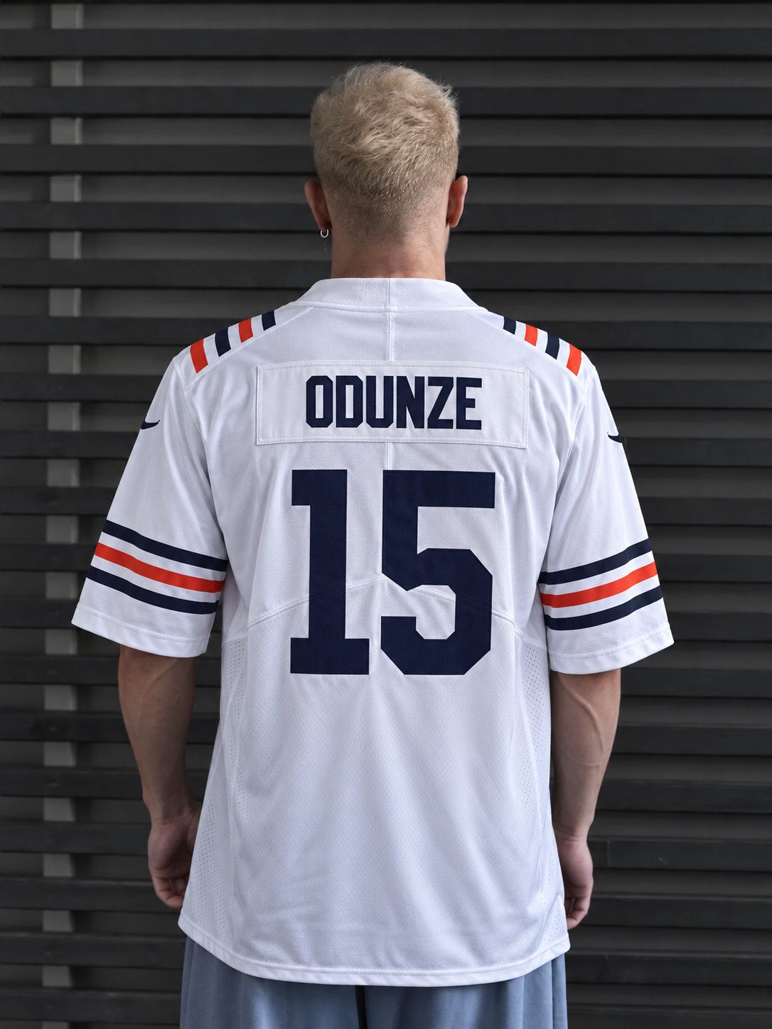 Chicago Bears - Rome Odunze - White back view