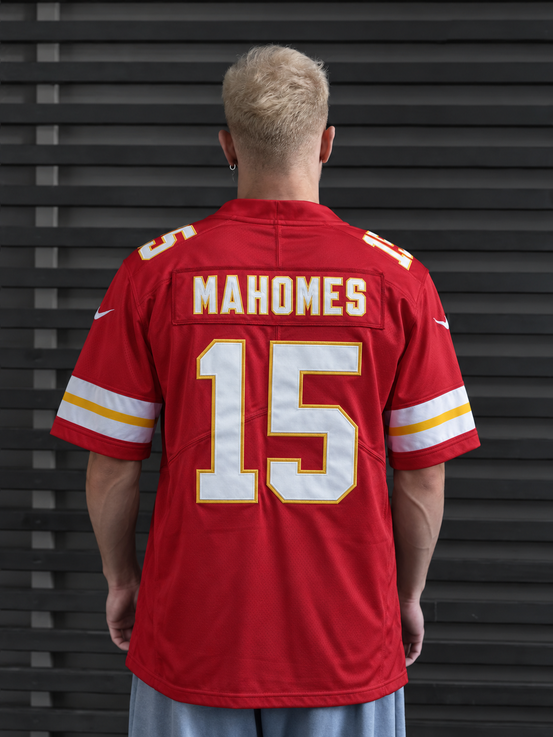Kansas City Chiefs - Patrick Mahomes - Red back view