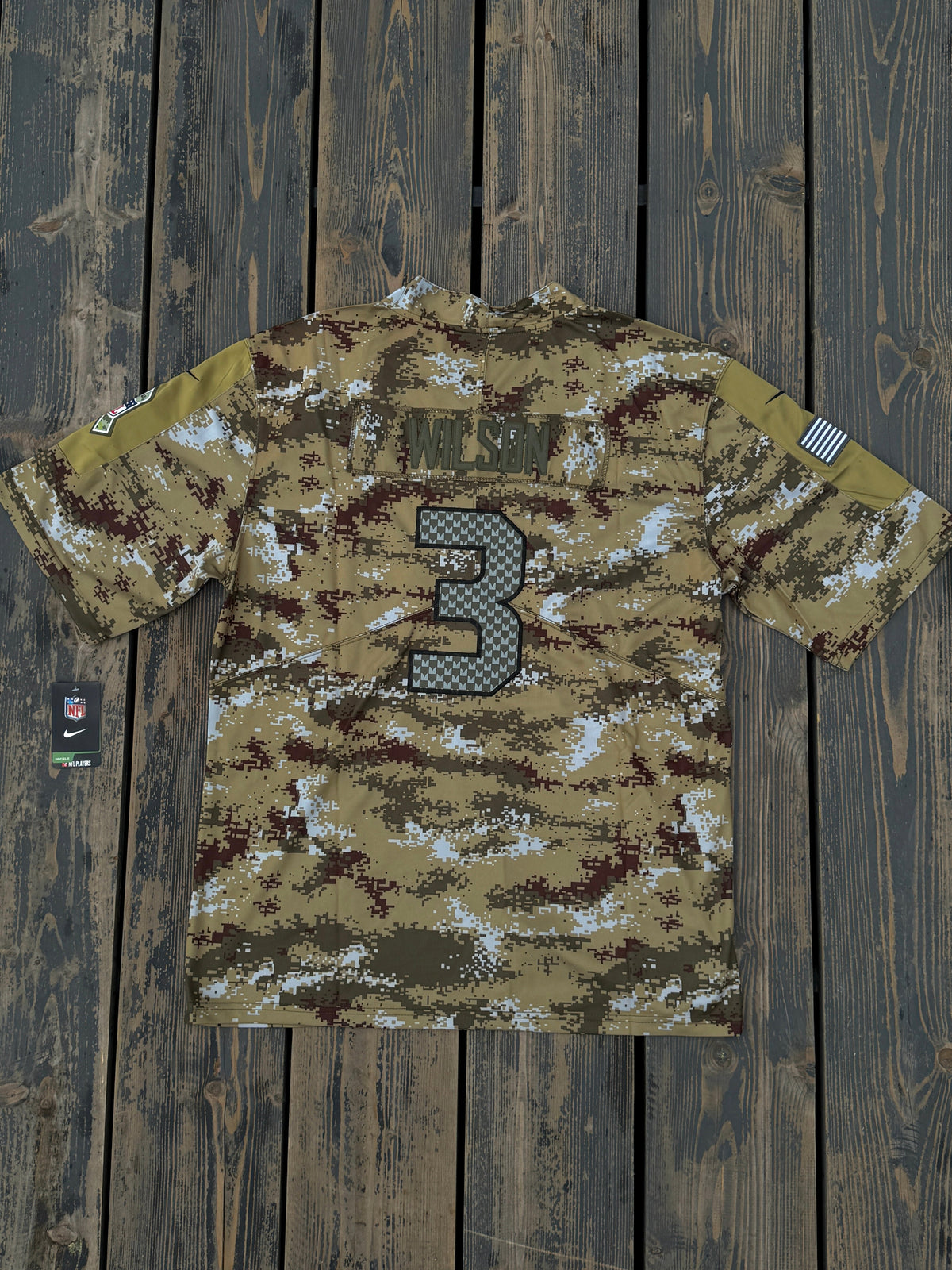 Brown Camo “Salute To Service” Jersey