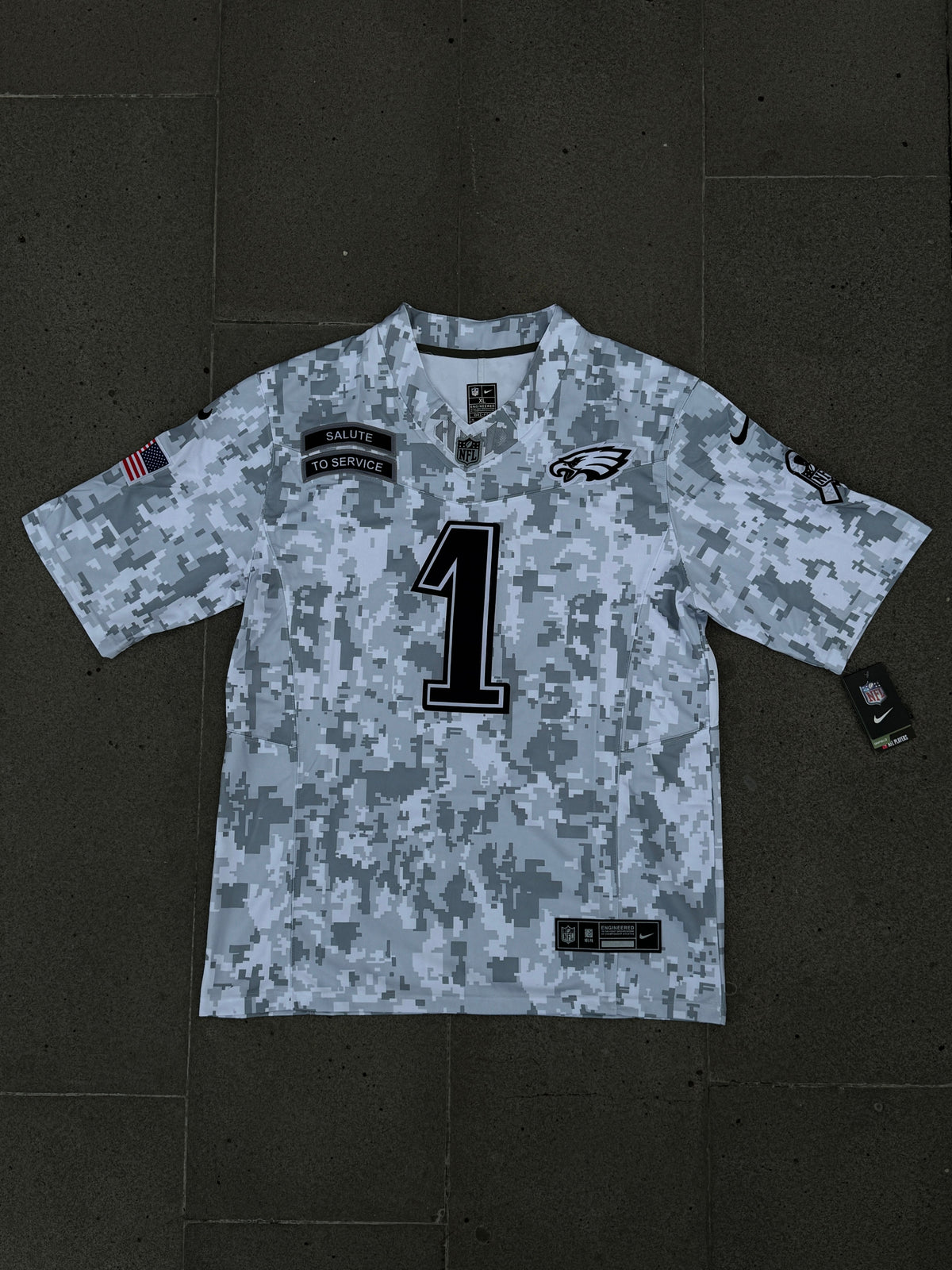 Arctic Camo “Salute To Service” Jersey