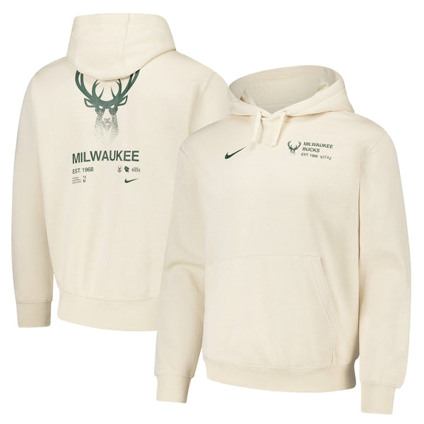 Milwaukee Bucks Oatmeal “Courtside Club” Hoodie