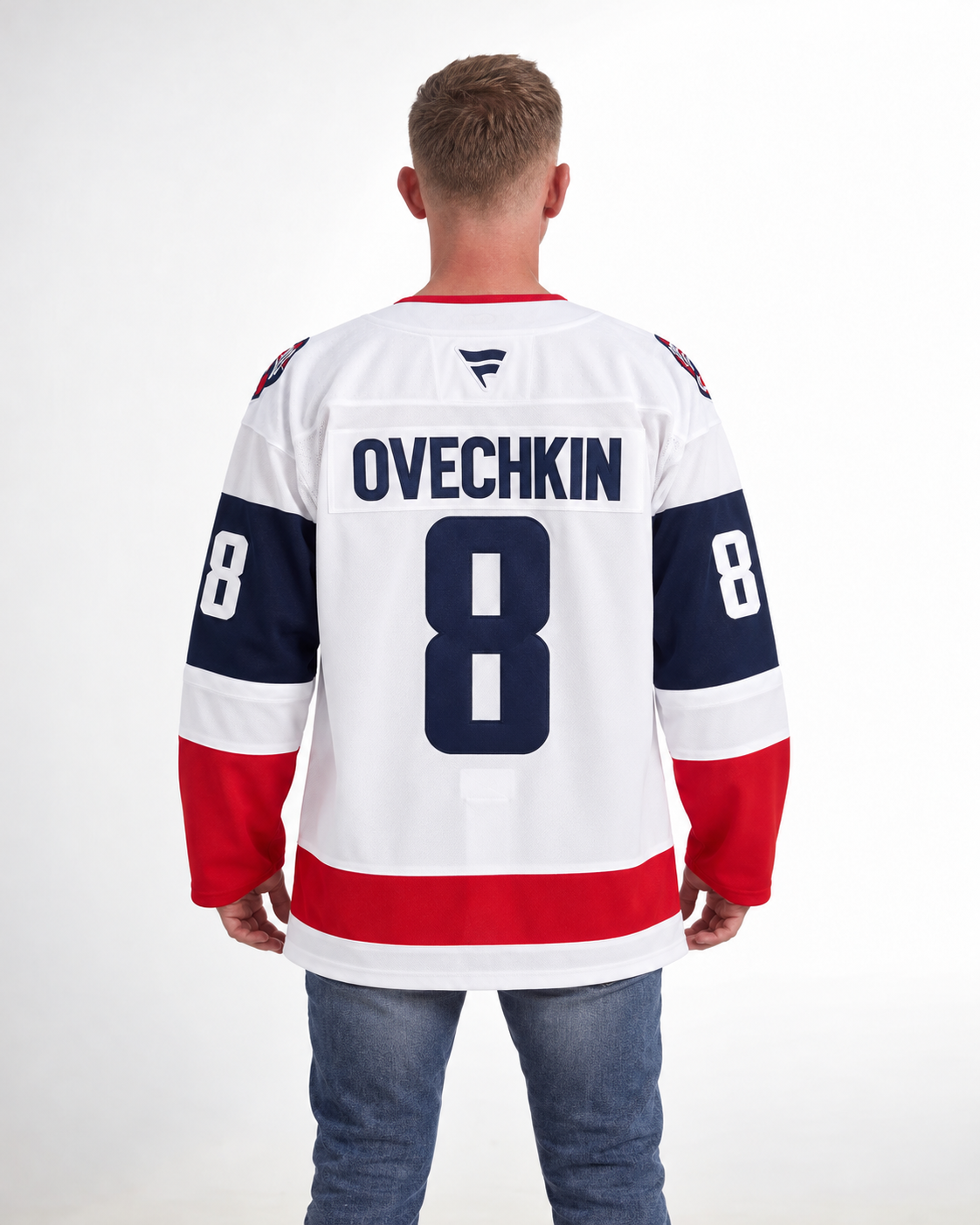 Washington Capitals - Alex Ovechkin - White - Back