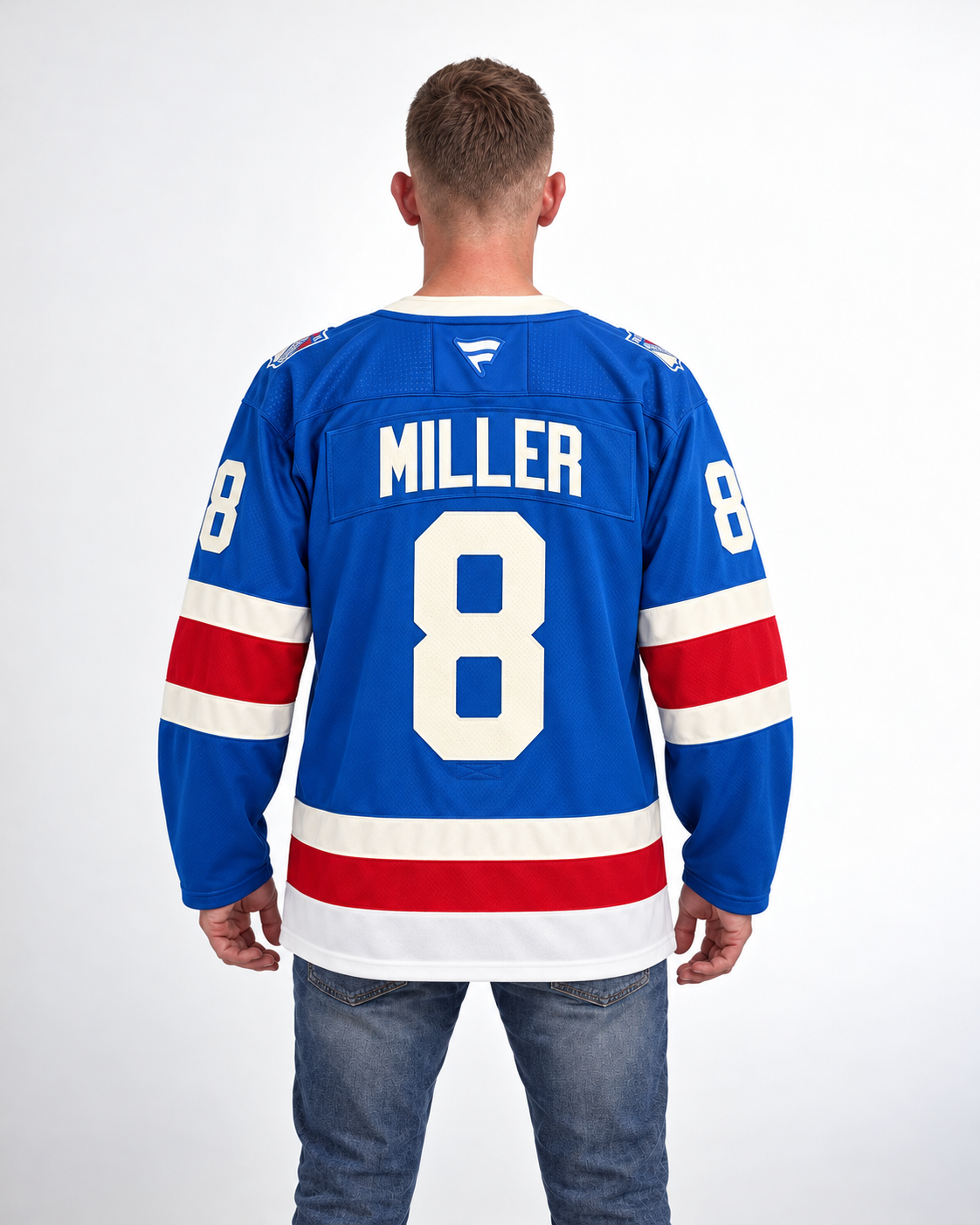 New York Rangers - J.T. Miller - Royal Blue - Back