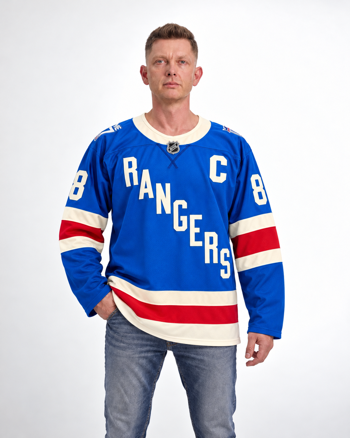 New York Rangers - J.T. Miller - Royal Blue - Front