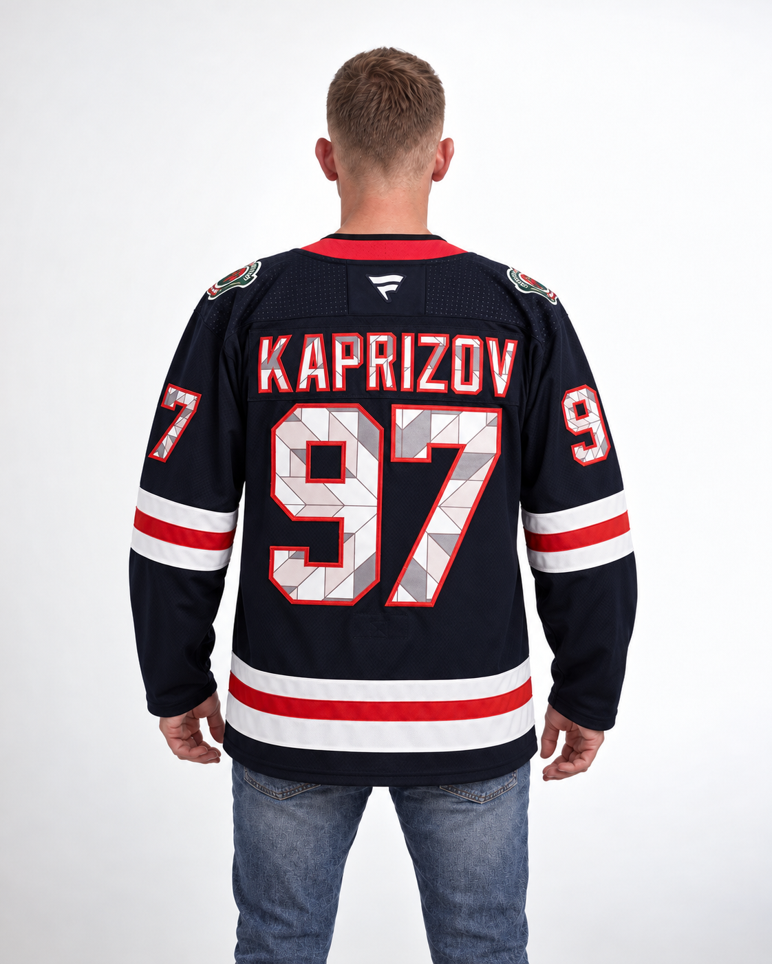 Minnesota Wild - Kirill Kaprizov - Dark Navy - Back